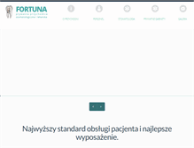 Tablet Screenshot of fortuna.med.pl